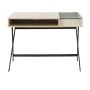 Walker Edison - 42in. Contemporary Metal X-Leg Computer Desk - Birch - Image 1