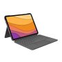 Logitech - Combo Touch iPad Air 10.9in. Keyboard Case for Apple iPad Air (4th Gen) - Oxford Gray - Image 1