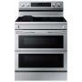 Samsung - 6.3 cu. ft. Smart Freestanding Electric Range w/ Flex Duoâ„¢, No-Preheat Air Fry & Griddle - Fingerprint Resistant Stainless Steel - Image 1