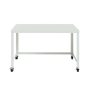 Hirsh - Ready-to-assemble 48-inch Wide Mobile Metal Desk - White - Image 1