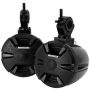 Alpine - 6-1/2" 2-Way Weather-Resistant Coaxial Speaker Pods (Pair) with 4-channel Amplifier - Black - Image 1
