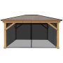 Yardistry 12' x 16' Meridian Gazebo Mesh Kit - Image 1