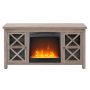 Camden&Wells - Colton 47.75in. TV Stand with Crystal Fireplace - Gray Oak - Image 1