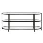 Camden&Wells Leif Oval TV Stand - Blackened Bronze - Image 1