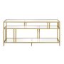 Camden&Wells Cortland TV Stand - Brass/Glass - Image 1