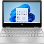 HP - Pavilion x360 2-in-1 11.6-in. Touch-Screen Laptop - Intel Pentium Silver - 4GB Memory - 128 SSD - Natural Silver - Image 1