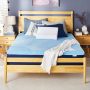 Sleep Innovations - 2" Cooling Gel Memory Foam Mattress Topper - California King - Blue - Image 1
