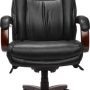 La-Z-Boy - Edmonton Big and Tall Bonded Leather Executive Office Chair - Black - Image 1
