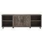Walker Edison - 70in. Detailed-Door TV Stand for TVs up to 80in. - Grey wash - Image 1