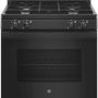 GE - 4.8 Cu-Ft. Freestanding Gas Range (Black) - Image 1