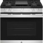 GE - 5.0 Cu.-ft Freestanding Gas Range - Stainless steel - Image 1