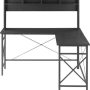 Insignia™ - L-Shaped Computer Desk with Hutch - Black - Image 1