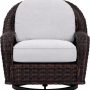 Yardbird® Waverly Outdoor Swivel Glider Chair - Silver - Image 1