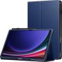 SaharaCase - Folio Case for Samsung Galaxy Tab S8 Ultra and Tab S9 Ultra - Dark Blue - Image 1