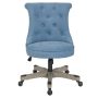 OSP Home Furnishings Hannah Tufted Office Chair - Sky - Image 1