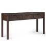 Simpli Home Hollander Wide Console Table - Warm Walnut Brown - Image 1