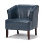 Simpli Home - Longford Tub Chair - Denim Blue - Image 1
