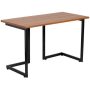 Flash Furniture - Computer Desk w/ Metal Frame - Cherry - Image 1