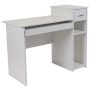 Flash Furniture - Highland Park Computer Desk w/ Shelves and Drawer - White - Image 1