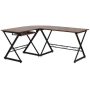 Flash Furniture - Laminate L-Shape Computer Desk w/ Pull-Out Keyboard Tray - Teakwood - Image 1