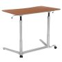 Flash Furniture - Sit-Down, Stand-Up Computer Ergonomic Desk w/ 37.375"W Top (Adjustable Range 29" - 40.75") - Cherry - Image 1