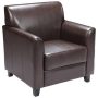 Flash Furniture HERCULES Diplomat Series LeatherSoft Chair - Brown - Image 1