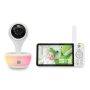 LeapFrog - 1080p WiFi Remote Access Video Baby Monitor with 5" High Definition 720p Display, Night Light, Color Night Vision - white - Image 1