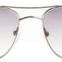 Bruno Magli - Playa-Unisex Full Rim Metal Aviator Sunglass Frame with Acetate Temples and a Spring Hinge - Silver - Image 1