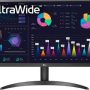 LG - 34" UltraWide Full HD IPS Monitor with VESA Display HDR 400 and AMD FreeSync - Black - Image 1