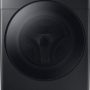 Samsung - 4.6 cu. ft. Large Capacity AI Smart Dial Front Load Washer with Auto Dispense and Super Speed Wash - Brushed black - Image 1