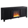 Camden&Wells - Chabot Crystal Fireplace TV Stand for TVs up to 65" - Black Grain - Image 1