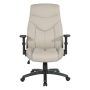 Office Star Products - Exec Bonded Lthr Office Chair - Taupe - Image 1