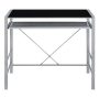 OSP Home Furnishings - Zephyr Computer Desk - Black/Silver - Image 1