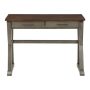 OSP Home Furnishings - Jericho Rustic Writing Desk - Slate Grey - Image 1