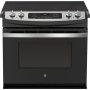 GE - 4.4 Cu. Ft. Self-Cleaning Drop-In Electric Range - Stainless steel JD630STSS - Image 1