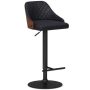 Simpli Home - Edwin Adjustable Bar Stool - Black - Image 1