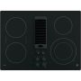 GE Profile - 30" Built-In Electric Cooktop with 4 Burners - Black - Image 1