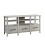 Sauder - Summit Station Credenza for TVs up to 60" Glacier Oak - Glacier Oak - Image 1