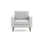 Burrow - Mid Century Nomad Armchair - Crushed Gravel NSF-CG-1-MD-DW - Image 1