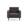 Burrow - Mid Century Nomad Armchair - Charcoal NSF-CH-1-MD-DW - Image 1
