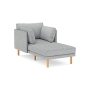 Burrow - Modern Field Armchair with Attachable Ottoman - Fog FLRST-SF-FD-S1-A0-C1-FG-LW - Image 1
