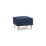 Burrow - Mid Century Nomad Ottoman - Navy Blue NOT-NB-LW - Image 1