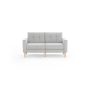 Burrow - Mid-Century Nomad Loveseat - Crushed Gravel NSF-CG-2-MD-LW - Image 1