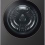 LG - 5.0 Cu. Ft. High-Efficiency Smart Front Load Washer with Steam and TurboWash 360 - Middle Black - Image 1