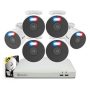Swann - 8 Channel, 6 Enforcer 1080P 1-Way Audio Cameras, Indoor/Outdoor, 1TB DVR Security Surveillance System with Analytics - Image 1