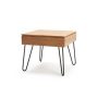 Burrow - Carta Hardwood Side Table - Oak FLRTB-ST-BT-OK-HP-BM - Image 1