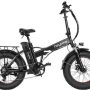 Heybike - Heybike's Foldable Mars Ebike w/ 48mi Max Operating Range & 20 mph Max Speed- for Any Terrain - Black - Image 1