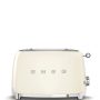 SMEG 2-Slice Toaster TSF01 - Cream - Image 1