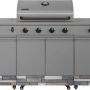 TYTUS Grills - TYTUS Fresno Series Ash Stacked Stone Island Grill - Gray - Image 1