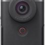 Canon - PowerShot V10 4K Video 20.9-Megapixel Digital Camera for Vloggers and Content Creators - Silver - Image 1